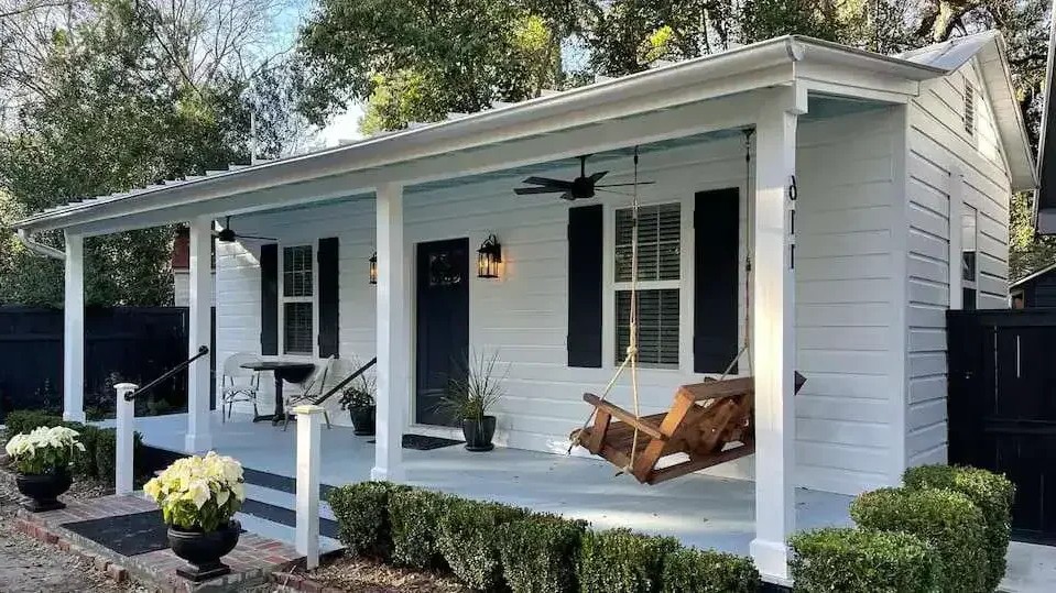 Inside the White Camellia Cottage Tiny House