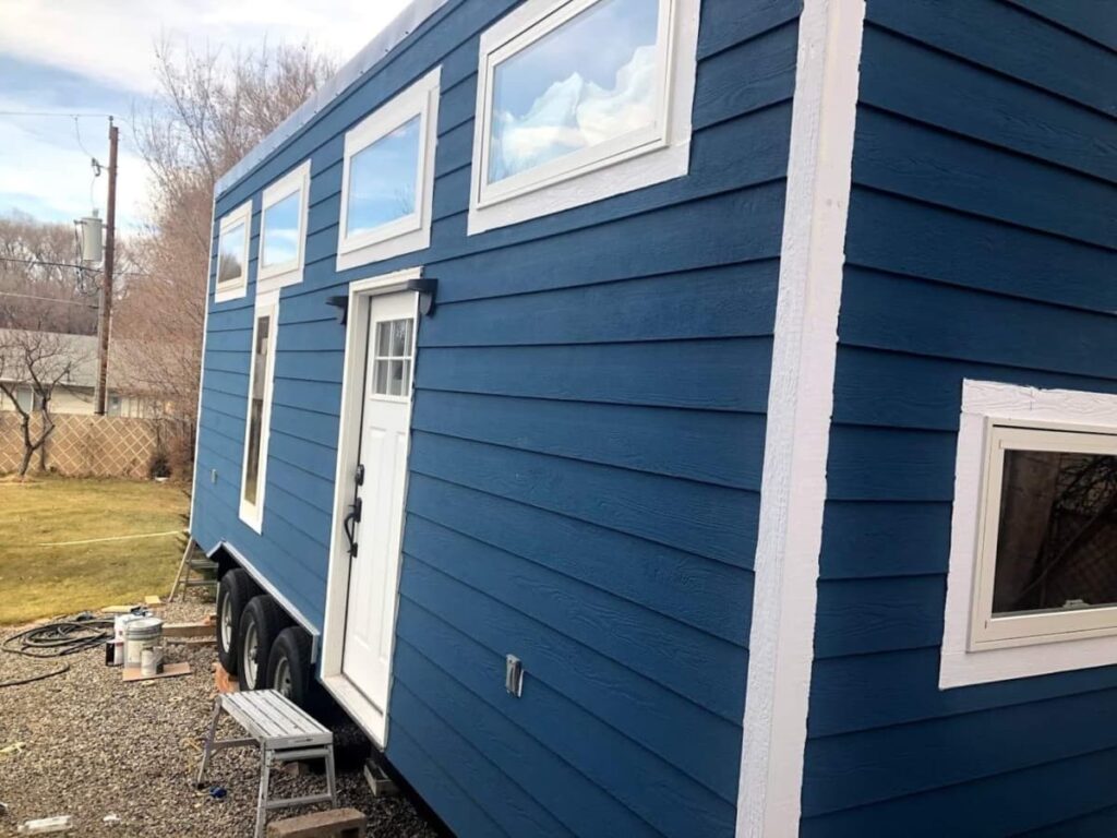 Rustic Farmhouse 26 ft Tiny House on Wheels