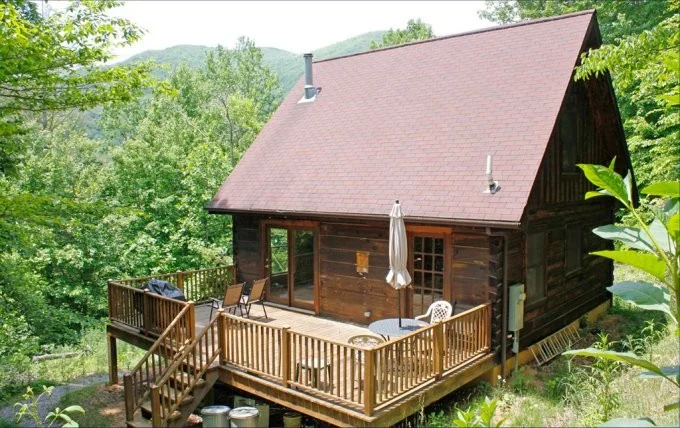 Tranquil Rustic Log Cabin