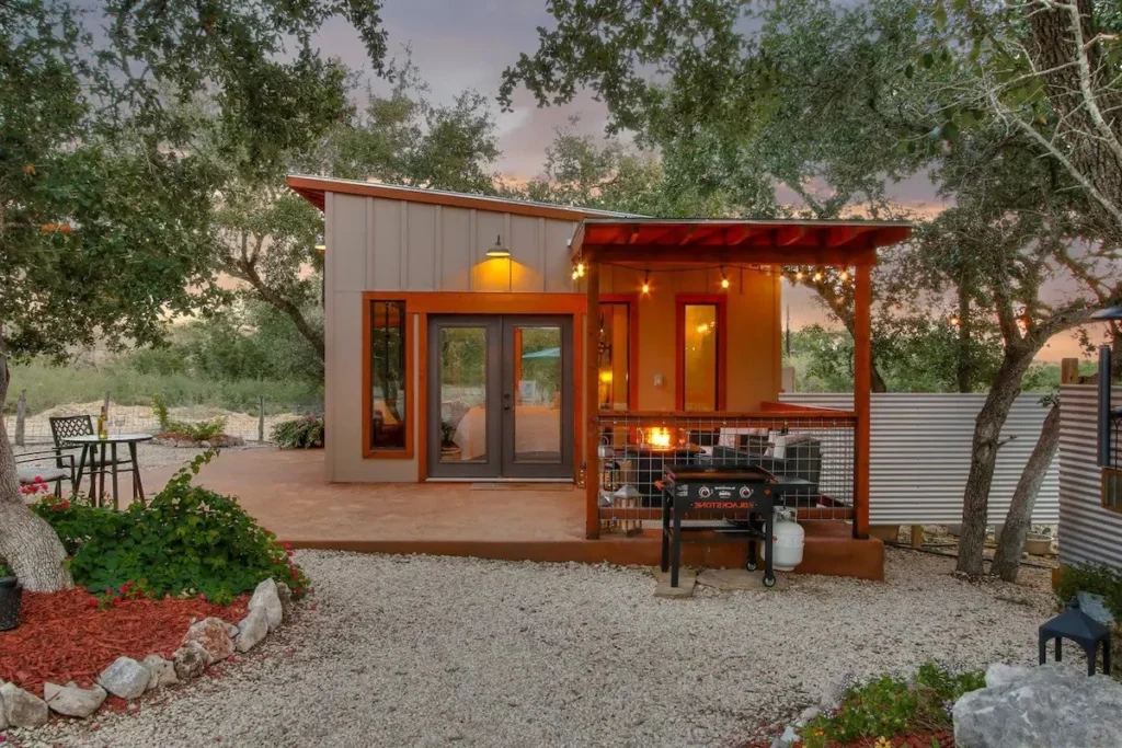 The Glass Hill Country Tiny Home Escape