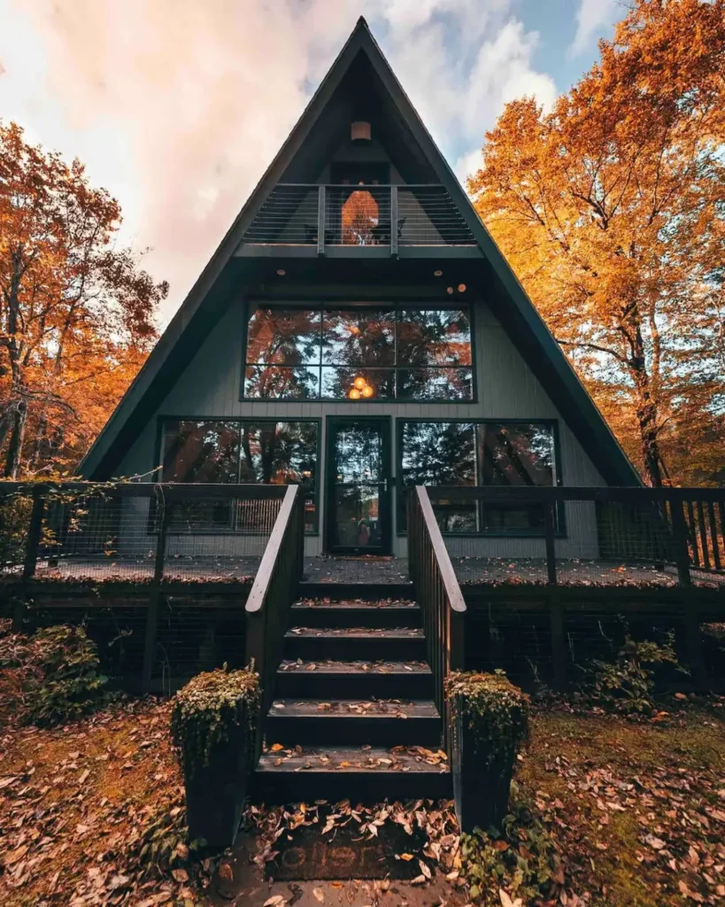 A Cozy Escape at the Catskill A-Frame Cabin