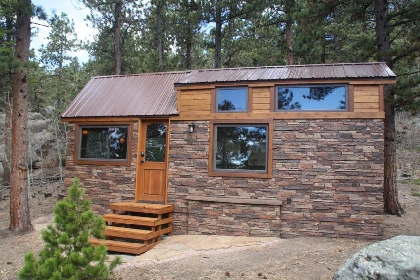 A Cozy Stone Tiny House with Big Character