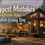 Biggest mistakes when going tiny house with moving boxes and downsizing process