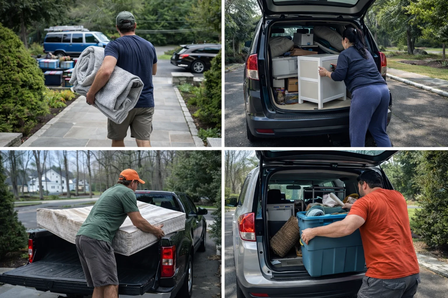 Downsizing for tiny living – sorting and removing unnecessary items before moving