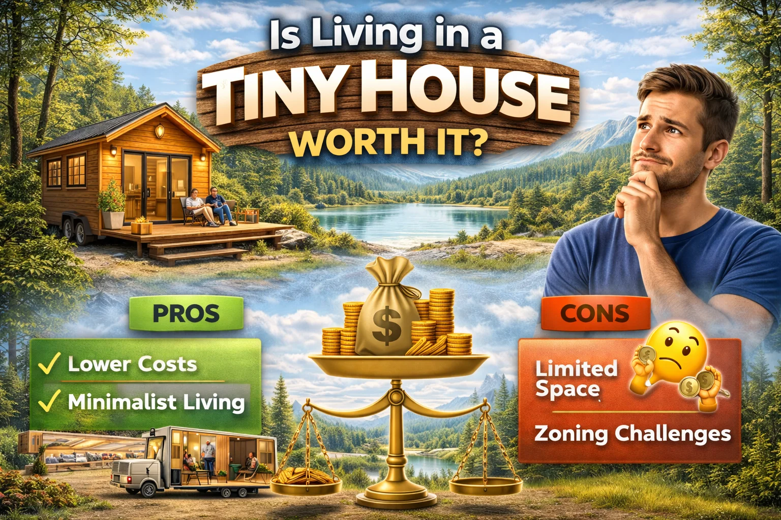 Is living in a tiny house worth it showing pros and cons of small home lifestyle