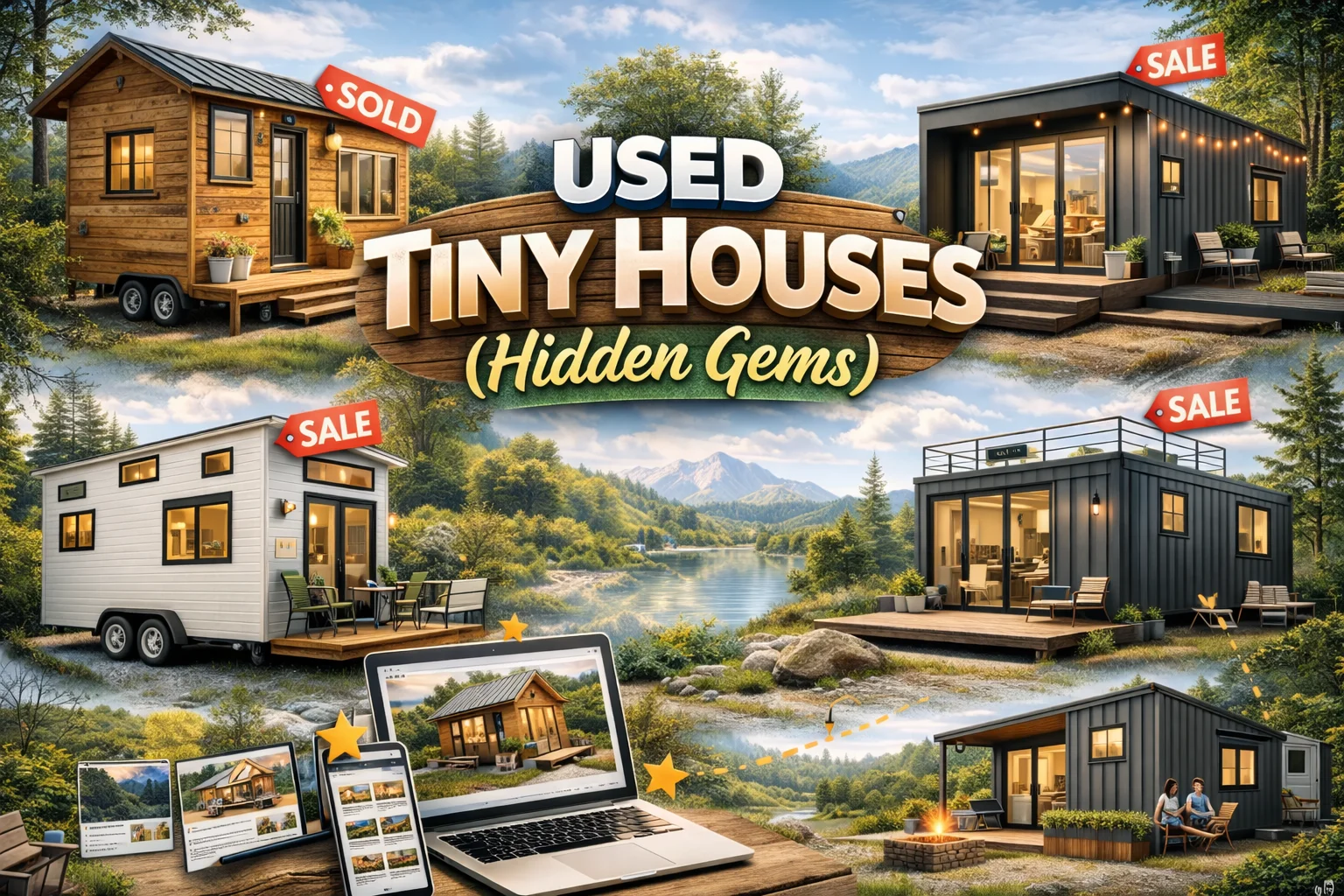 Used tiny houses hidden gems with affordable prices and modern small home styles