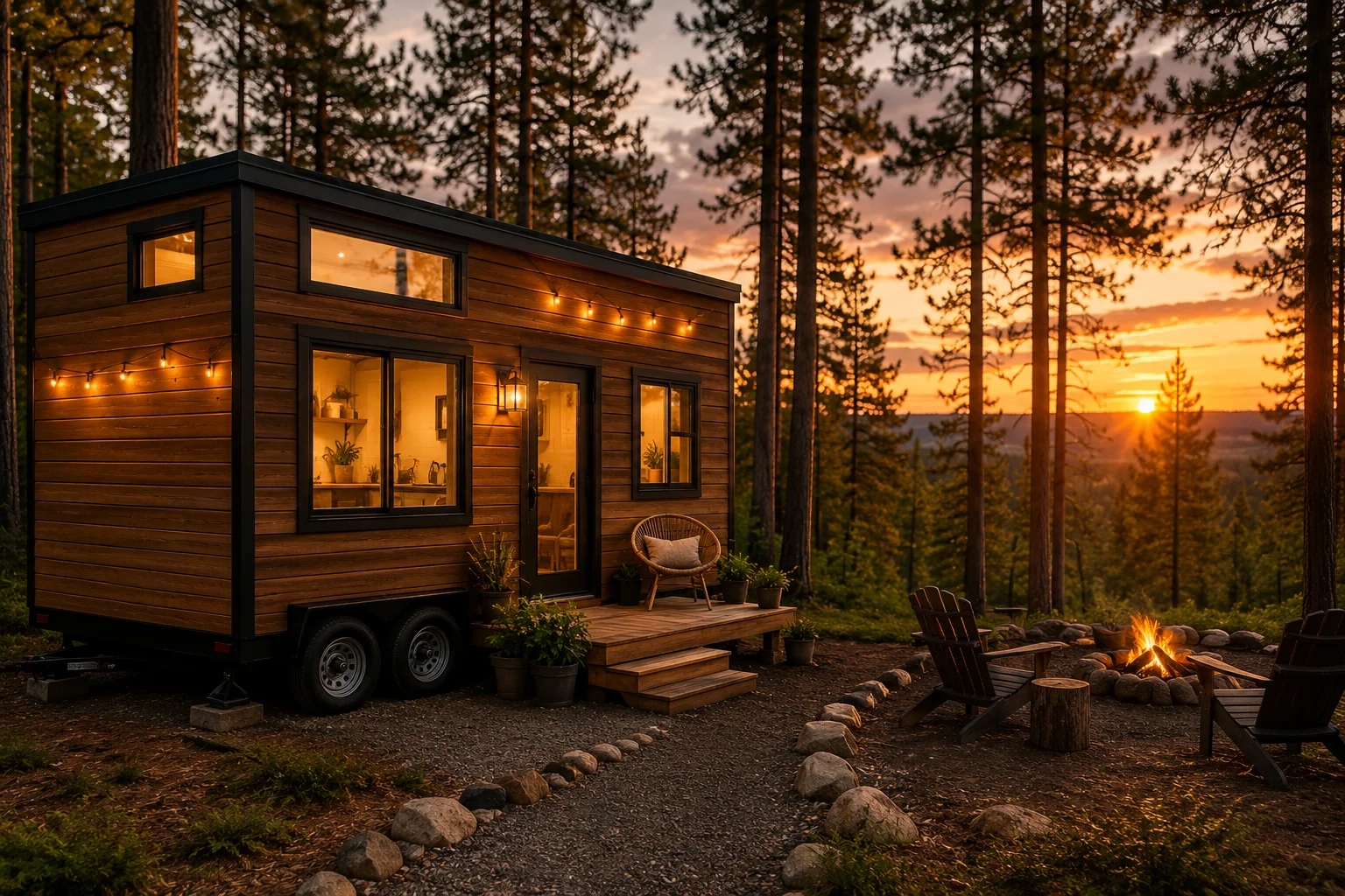 Affordable tiny house completed on a small budget